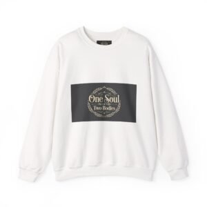 One Soul Two Bodies Crewneck Sweatshirt — Couples / Anniversary Matching Pullover