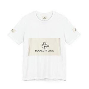 Locked in Love T‑Shirt — Heart Lock Graphic Tee