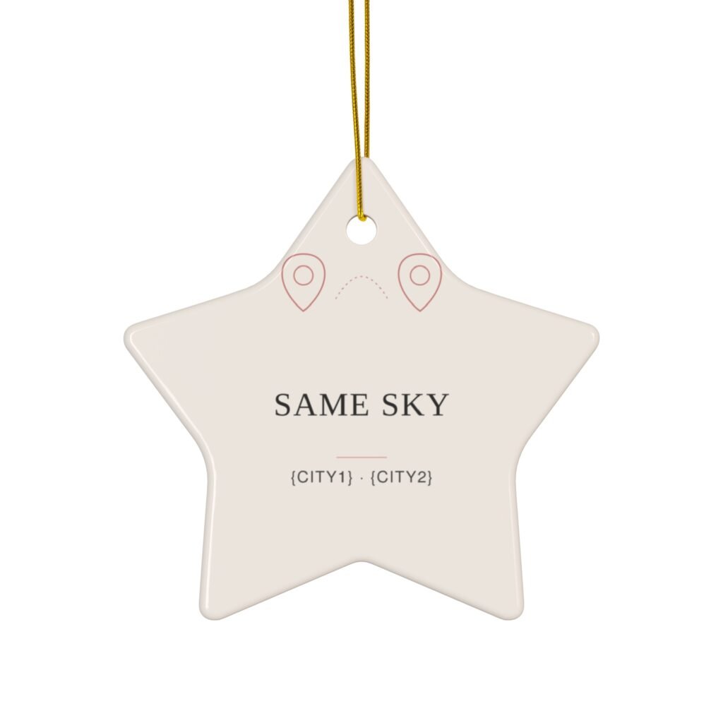 "Distance Means Nothing" LDR Ornament