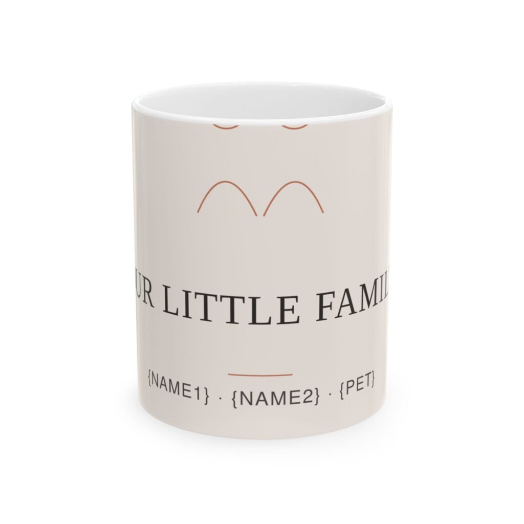 Pet-Inclusive Family Portrait Mug