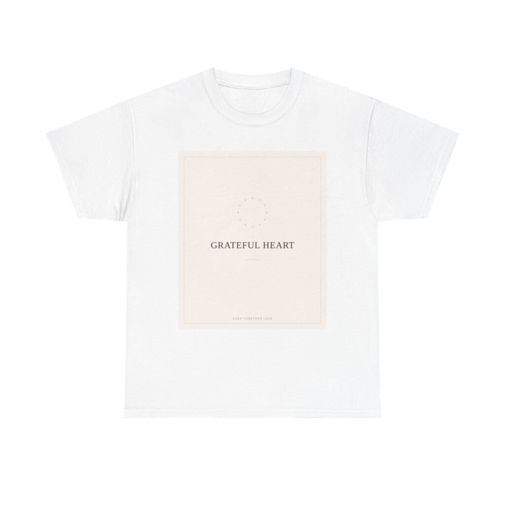 "Grateful Heart" Floral Wreath Tee