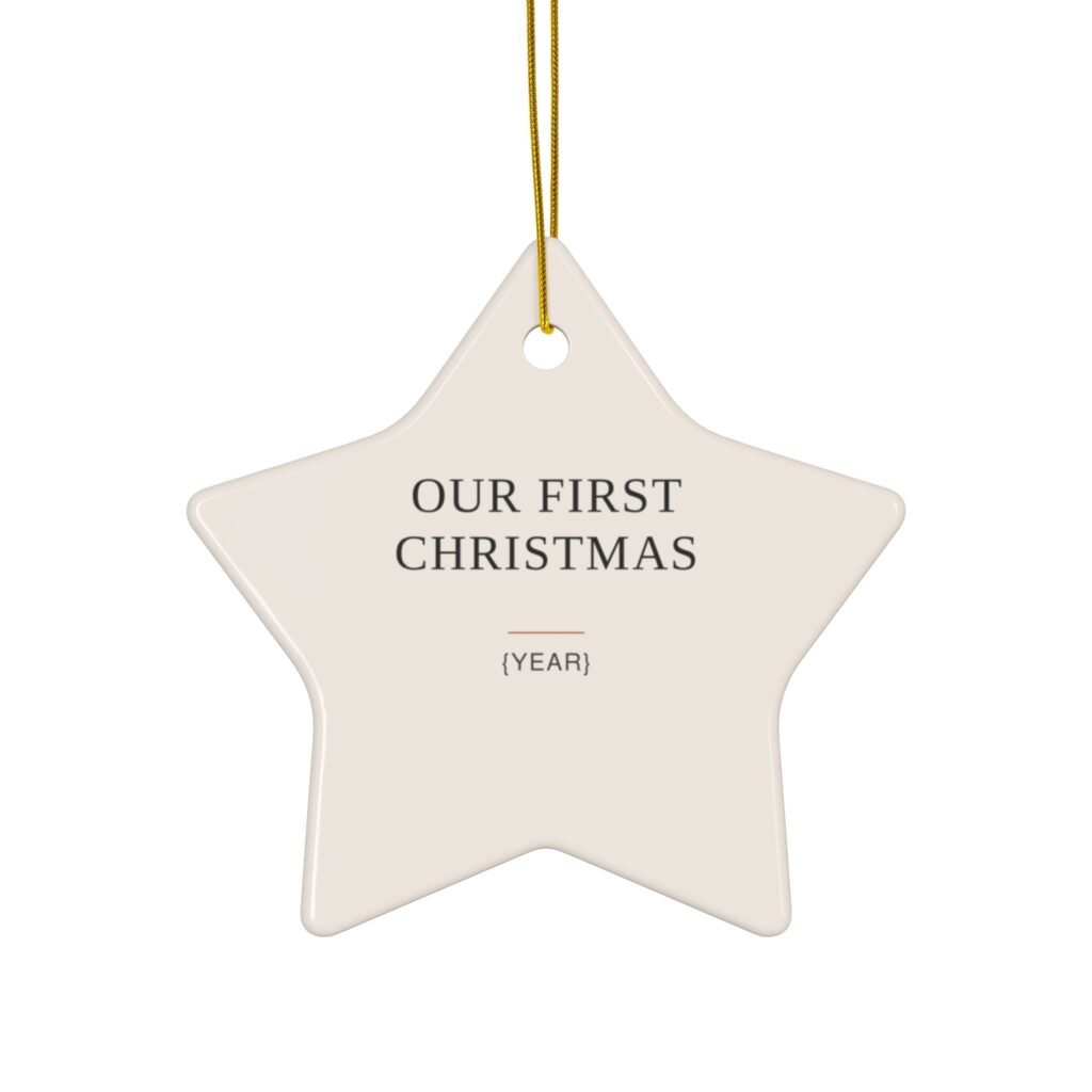 Christmas Couple Ornament Set