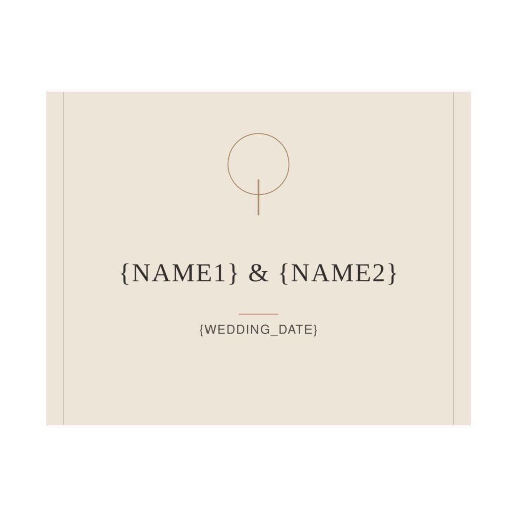 Wedding Guest Book Alternative Print