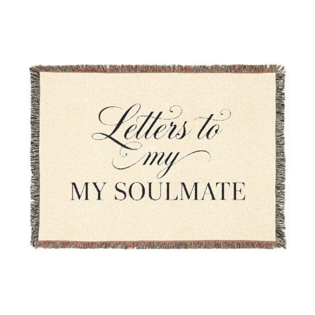 Letters to my Soulmate Woven Blanket