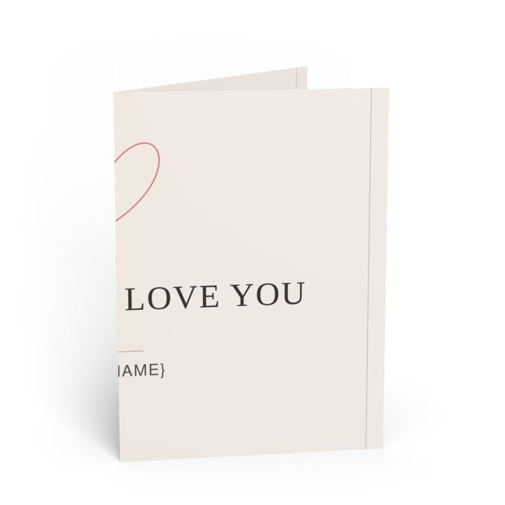 Reasons I Love You Jar Card Set