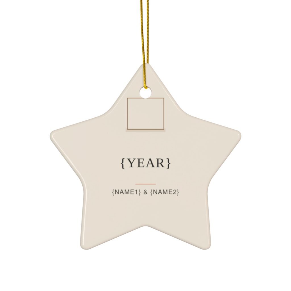 Anniversary Photo Ornament