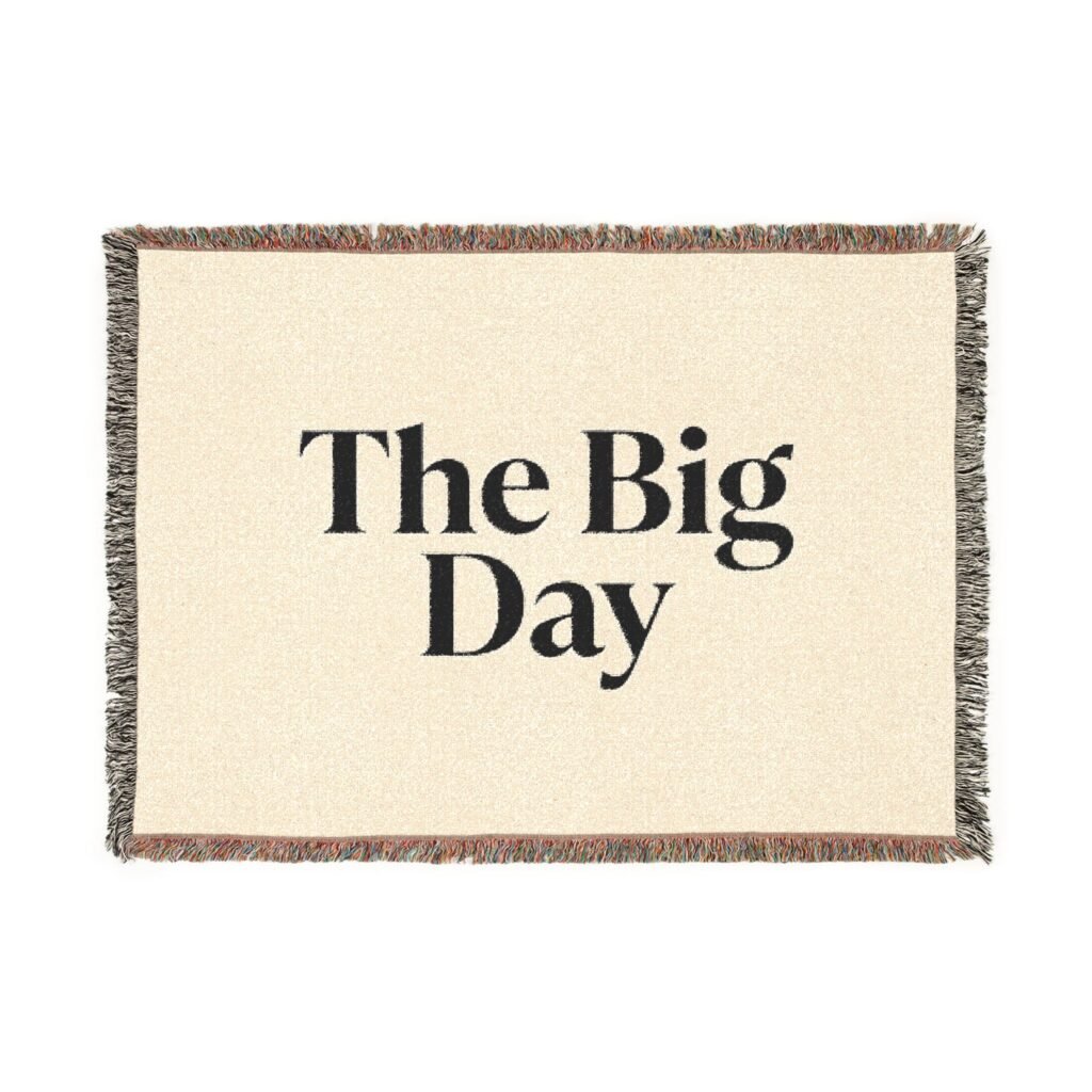 The Big Day Woven Blanket