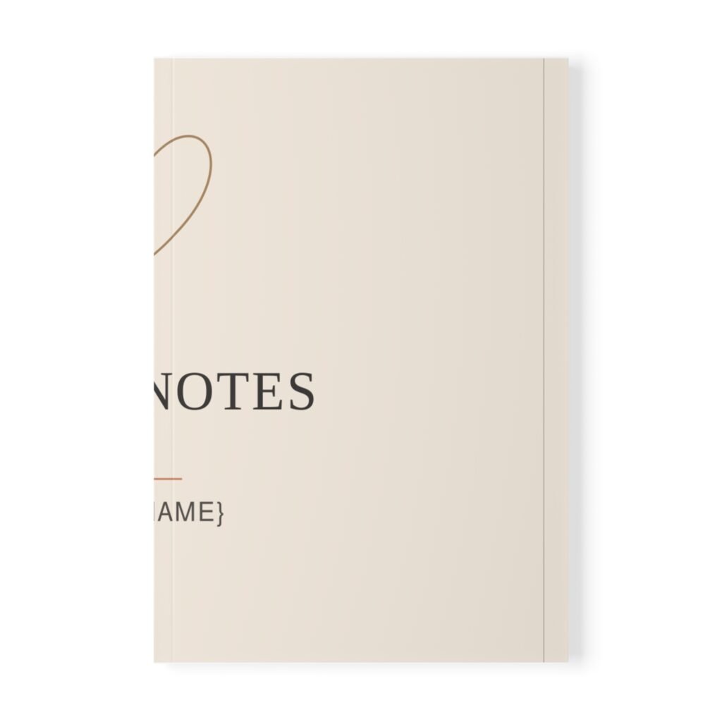 Personalized Notebook — "Love Notes"