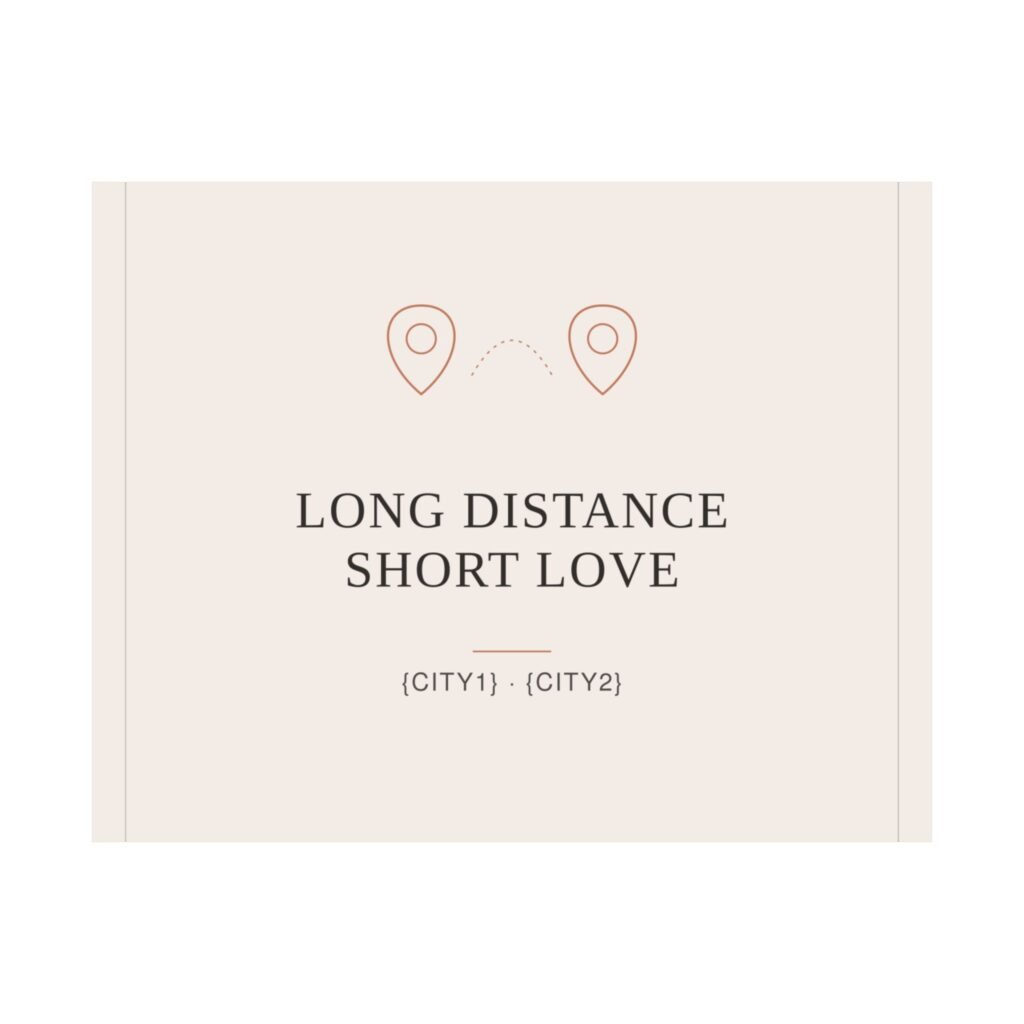 "Long Distance, Short Love" Poster