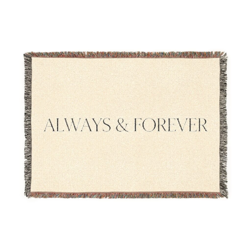 Always & Forever Woven Blanket