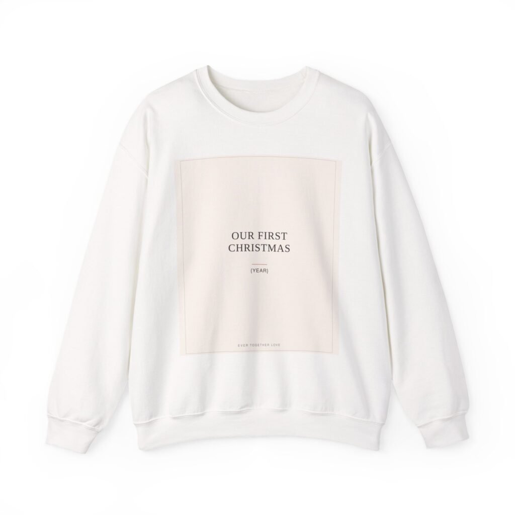 Christmas "Our First Christmas" Sweatshirt Set